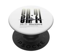 American SR71 Blackbird Spy Avión Militar Aviación Arte PopSockets PopGrip Adhesivo