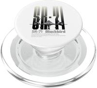 American SR71 Blackbird Spy Avión Militar Aviación Arte PopSockets PopGrip para MagSafe