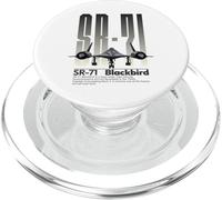 American SR71 Blackbird Spy Avión Militar Aviación Arte PopSockets PopGrip para MagSafe