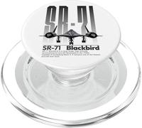 American SR71 Blackbird Spy Avión Militar Aviación Arte PopSockets PopGrip para MagSafe