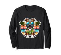 American Staffordshire Terrier Dueño de perro Summer Vibes Vacay Manga Larga