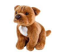American Staffordshire Terrier - Perro de peluche (30 cm), color marrón
