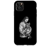 American Staffordshire Terrier y Jesús Christian Faith Dog Carcasa para iPhone 11 Pro MAX