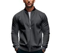 American Style Sudadera para hombre de invierno y terciopelo grueso y cálido, resistente al frío, para hombre, Gy1., S