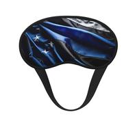 American Thin Blue Line Flag3 - Antifaz para dormir en avión, máscara de dormir de poliéster para el hogar y viajes