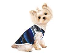 American Thin Blue Line Flag3 - Camiseta de verano para mascotas, camiseta elástica para gatos y perros, camiseta sin mangas para perro