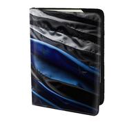 American Thin Blue Line Flag3 - Funda para pasaporte con estampado de bandera azul para tarjetas y documentos