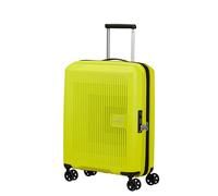 American Tourister Aerostep Maleta Trolley de Cabina, 55 cm | Lima Claro, maleta rígida ampliable, 55H x 40W x 20D cm, 36/40 L, 2.3 kg, con candado TSA y correas cruzadas interiores