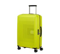 American Tourister Aerostep Maleta Trolley Grande, 67 cm | Lima Claro, maleta rígida ampliable, 67H x 46W x 26D cm, 66.5/72.5 L, 3.1 kg, con candado TSA y correas cruzadas interiores