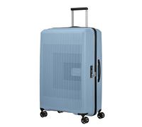 American Tourister Aerostep Maleta Trolley Grande, 75 cm | Gris Soho, maleta rígida ampliable, 75H x 48W x 30D cm, 101.5/109 L, con candado TSA y correas cruzadas interiores