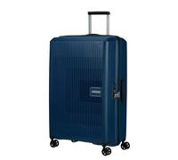 American Tourister Aerostep - Spinner L, Funda Ampliable, 77 cm, 101,5/109 L, Azul Marino
