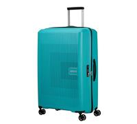 American Tourister Aerostep Maleta con 4 ruedas turquesa, fibra sintética, 50 x 77 x 29cm