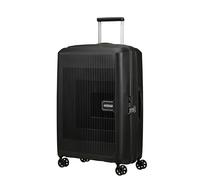 American Tourister Aerostep - Spinner M, Funda Ampliable, 67 cm, 66,5/72,5 L, Negra (Negra)