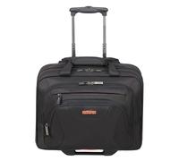 American Tourister at Work - Bolsa para portátil 15.6 pulgadas con ruedas, 44 cm, 22 L, Negro/Naranja (Black/Orange)