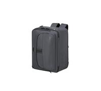 American Tourister AT WORK NXT - Ryanair/Wizz Air/Vueling bolsa de cabina 3-Way 40x30x20 cm - equipaje de mano con compartimento para portátil 15.6", bolsa cabina avión, 26.5 L, Gris (Grey Melange)