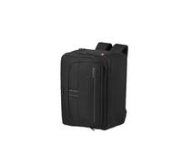 American Tourister AT WORK NXT - Ryanair/Wizz Air/Vueling bolsa de cabina 3-Way 40x30x20 cm - equipaje de mano con compartimento para portátil 15.6", bolsa cabina avión, 26.5 L, Negro