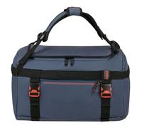 American Tourister Bolsa de Viaje Mochila Urban Track Duffle/Backpack Coated 60L Navy/Orange Azul