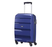American Tourister Bon Air Maleta Trolley de Cabina, 55 cm | Azul, maleta rígida, 55x40x20 cm, 31.5 L, 2.5 kg, con candado TSA, correas cruzadas interiores y carcasa de polipropileno