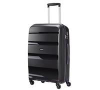 American Tourister Bon Air Maleta Trolley Grande, 66 cm | Negro, maleta rígida, 66x46x25.5 cm, 57.5 L, 3.4 kg, con candado TSA, correas cruzadas interiores y carcasa de polipropileno