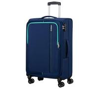 American Tourister Buscador de mar - Spinner M, maleta, 68 cm, 61 L, azul (marina de combate)
