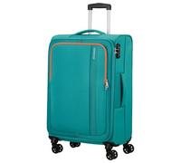 American Tourister Buscador de mar - Spinner M, maleta, 68 cm, 61 L, verde (Aqua Green)