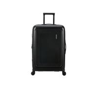 American Tourister Carrito duro mediano expandible con 4 ruedas giratorias y cerradura integrada con combinación de 3 dígitos con función TSA, cuenta con un gran compartimento principal, correas