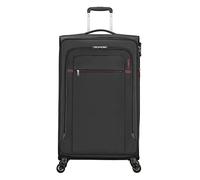 American Tourister Crosstrack - Spinner L, Expandible Suitcase, 79 cm, 109.5.119 L, Gris, Rojo (Gris, Rojo)
