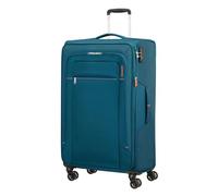 American Tourister Crosstrack - Spinner L, Expandible Suitcase, 79 cm, 109.5/119 L, Navy/Orange (Army/Orange)