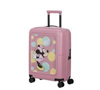 American Tourister Dashpop Disney Maleta Trolley de Cabina, 55 cm | Minnie Bubbles, maleta rígida ampliable, 41/47 L, 2.5 kg, con candado TSA y con materiales reciclados