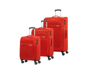 American Tourister Deep Dive Juego Red/Grey
