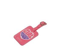 American Tourister Etiquetas equipaje - Para maletas y bolsas, con correa ajustable, tarjeta de dirección incluida, con impresión, Set de 2 piezas - Girl Power