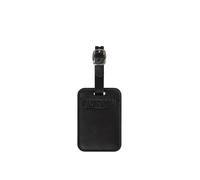 American Tourister Etiquetas equipaje - Para maletas y bolsas, con correa ajustable, tarjeta de dirección incluida, Set de 2 piezas, Negro (Black)