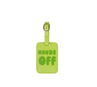 American Tourister Etiquetas equipaje - Para maletas y bolsas, con correa ajustable, tarjeta de dirección incluida, con impresión, Set de 2 piezas - Hands Off