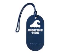 American Tourister Etiquetas equipaje - Para maletas y bolsas, con impresión y tarjeta de dirección, Set de 2 piezas - Ride The Tide