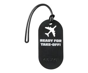 American Tourister Etiquetas equipaje - Para maletas y bolsas, con impresión y tarjeta de dirección, Set de 2 piezas - Ready for Take-Off