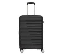 American Tourister Flashline - Spinner M, Maleta, 67 cm, 69/75 L, Black (Shadow Black)