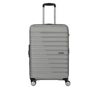 American Tourister Flashline - Spinner M, Maleta, 67 cm, 69/75 L, Plata (Sky Silver)