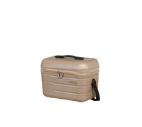 American Tourister Flashline Beauty Case & Neceser de Maquillaje para Hombre y Mujer, Bolsa de Maquillaje para Viajes y Uso Diario, maletín de cosméticos, 36 cm, Oro Marfil