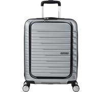 American Tourister Flashline - Spinner S, Handgeck con Cargador Frontal, 55 cm, 34 L, Plata (Sky Silver)