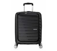 American Tourister Flashline Maleta Trolley de Cabina, 55 cm | Easy Access Negro, maleta rígida, 55H x 40W x 20D cm, 34 L, 3.2 kg, con candado TSA y correas cruzadas interiores