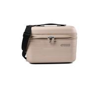 American Tourister Flashline Beauty Case & Neceser de Maquillaje para Hombre y Mujer, Bolsa de Maquillaje para Viajes y Uso Diario, maletín de cosméticos, 36 cm, Oro Marfil