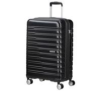 American Tourister Flashline - Spinner M, Maleta, 67 cm, 69/75 L, Black (Shadow Black)