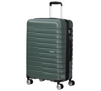 American Tourister Flashline - Spinner M, Maleta, 67 cm, 69/75 L, Verde (Bosque Oscuro)