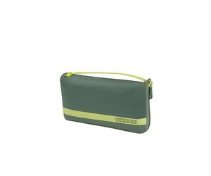 American Tourister - Funda para Maleta M, Cubierta de Maleta Plegable, Protección de Maleta de Viaje, 62 x 45 x 30 cm, Oliva/Lima