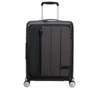 American Tourister Hello Cabin - Spinner S, Echelable Hand Luggage, 55 cm, 39/45 L, Gris (Melange Gris)