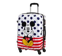 American Tourister Legends de Disney - Spinner M, Luggage para niños, 65 cm, 62.5 L, multicolor (Mickey Blue Dots)