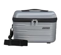 American Tourister Línea Flash -Flash Estadounidense - Case cosmético, 36 cm, Plata (Sky Silver)