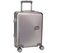 American Tourister Maleta con ruedas para hombre y mujer, aluminio, Spinner 55, talla única, plata, Einheitsgröße, Maleta con 4 ruedas
