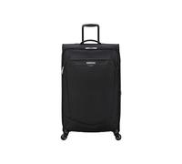 American Tourister - Maleta de viaje suave, tamaño L, ampliable, 4 ruedas giratorias y cierre integrado con combinación de 3 dígitos con función TSA, gran compartimento principal, correas elásticas