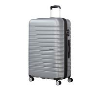 American Tourister Flashline Maleta Trolley de Cabina, 78 cm | Plata, maleta rígida ampliable, 100/109 L, 4.4 kg, con candado TSA y correas cruzadas interiores